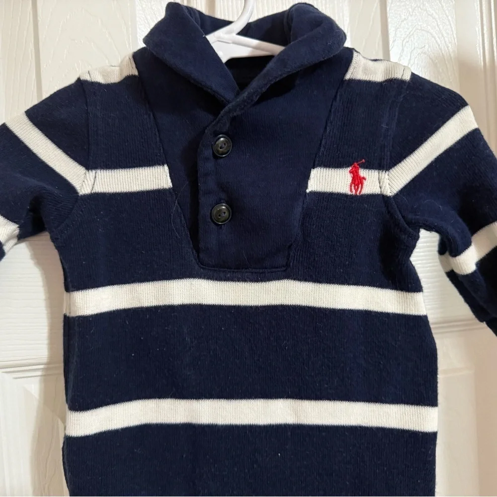 Ralph Lauren Boys' French-Rib Shawl-Collar